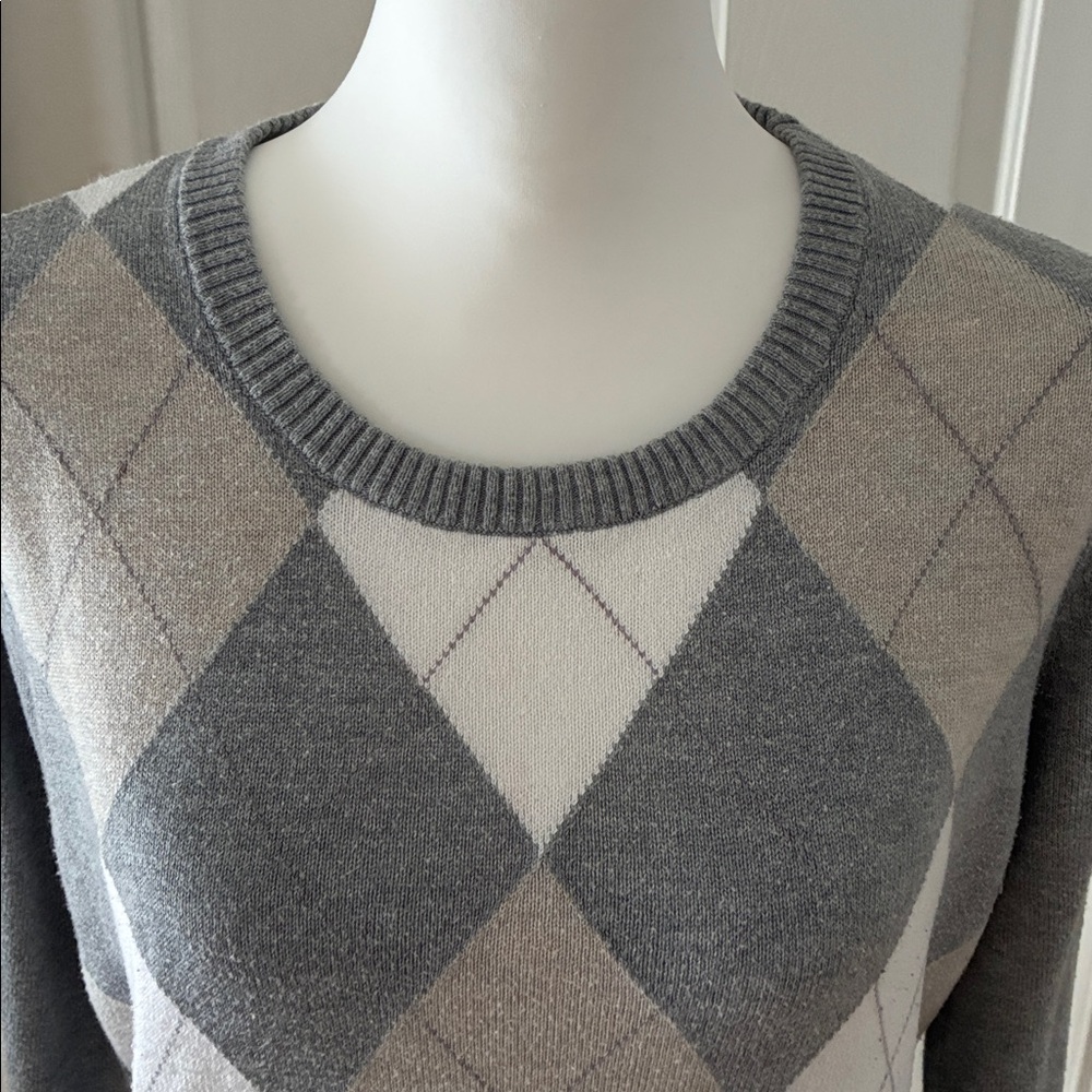 11:01 - 3/$25 Bundle Only Merona Argyle Sweater - Picture 5 of 13